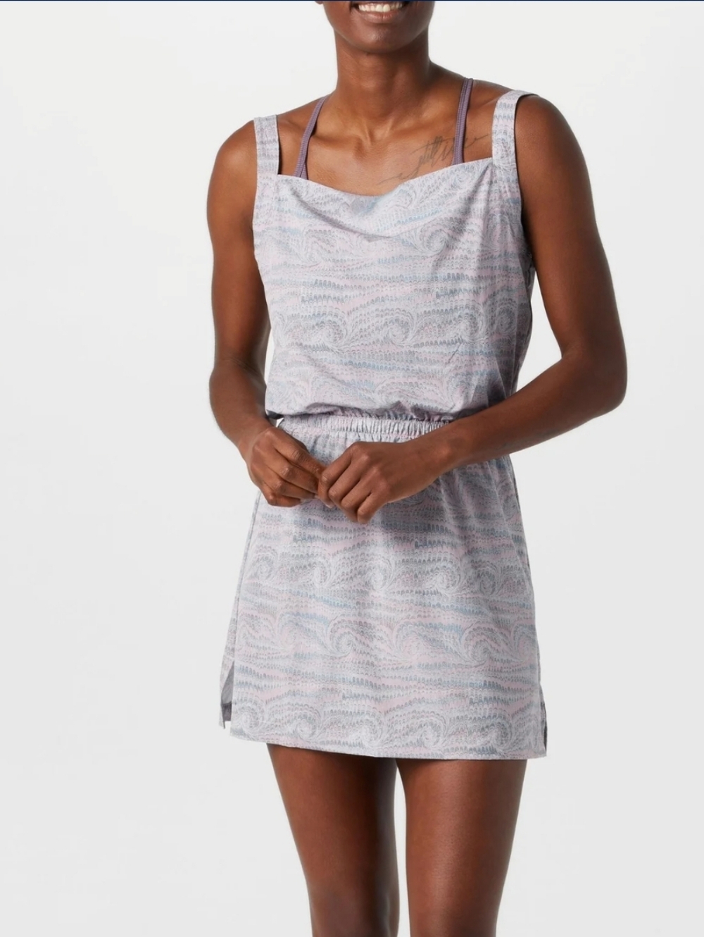 Travis Mathew Sunrise Session Printed Romper/Dress, Size Large, NWT